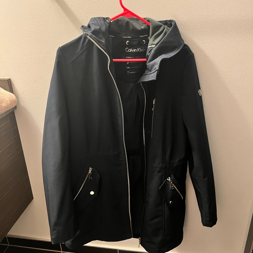 Calvin Klein Raincoat- Navy